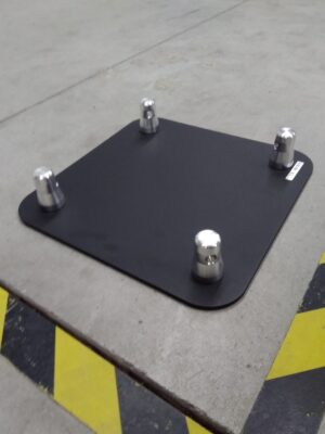 SIXTY82 211104 PC-RAL9005 FT M29S Base plate 329x329x6 Square