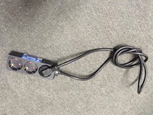 Schuko - Verteiler - 3fach - schwarz