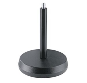 K&M Mikrofonstativ Tischstativ Teller 232 schwarz