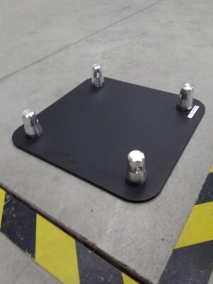 SIXTY82 211104 PC-RAL9005 FT M29S Base plate 329x329x6 Square