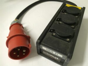 CEE - Unterverteilung (UV) - 16A - 3x Schuko - ohne Sicherungen
