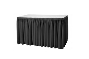 Skirting schwarz 60cm x 400cm